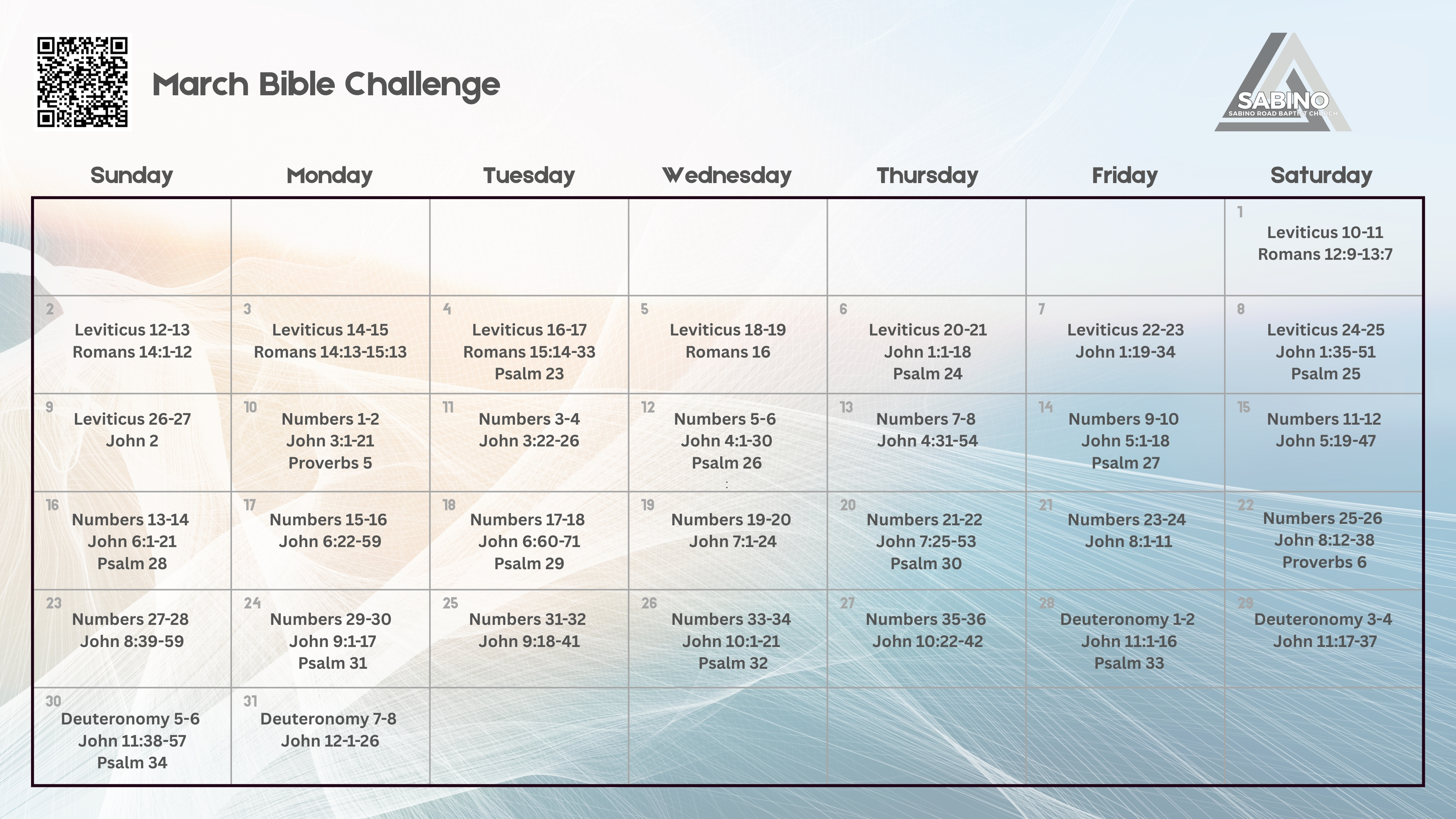 30 Day Bible Challenge