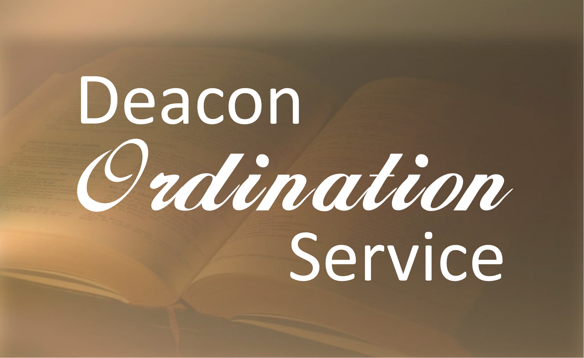 Deacon Ordination Service