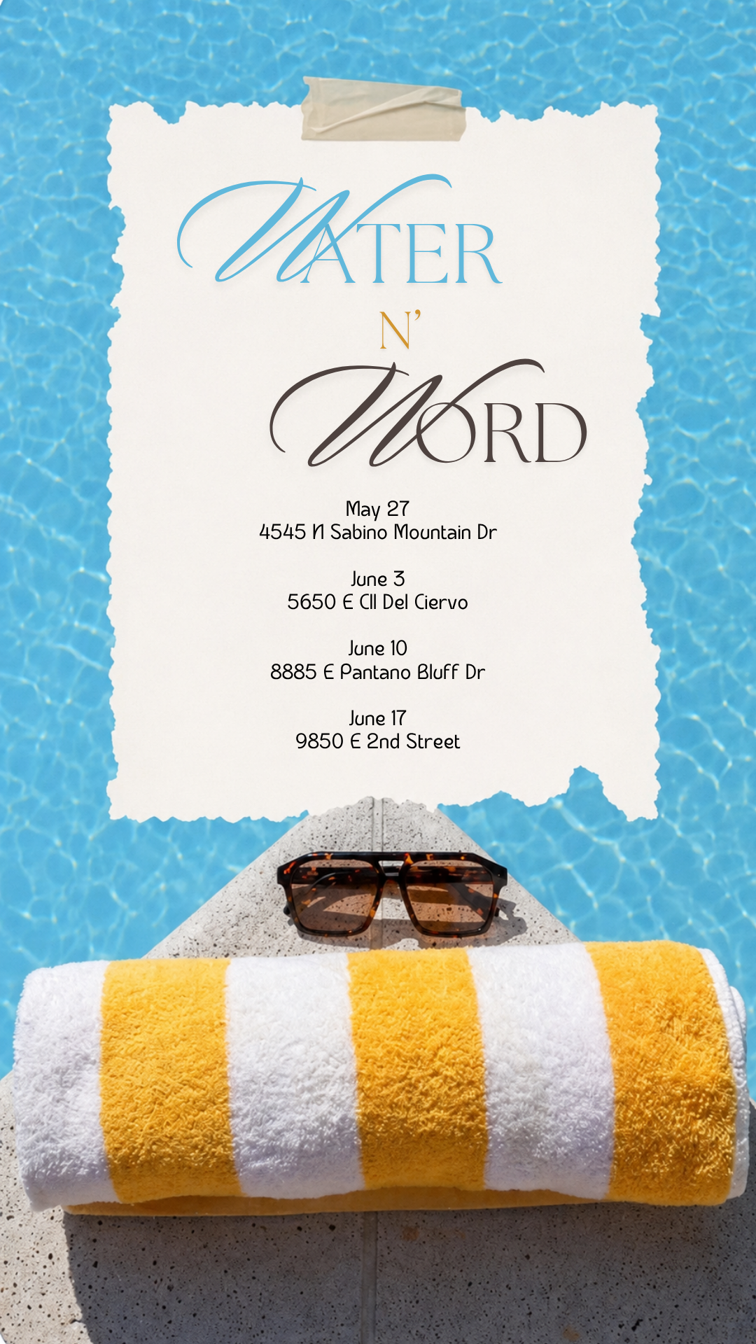 Youth Water n' the Word