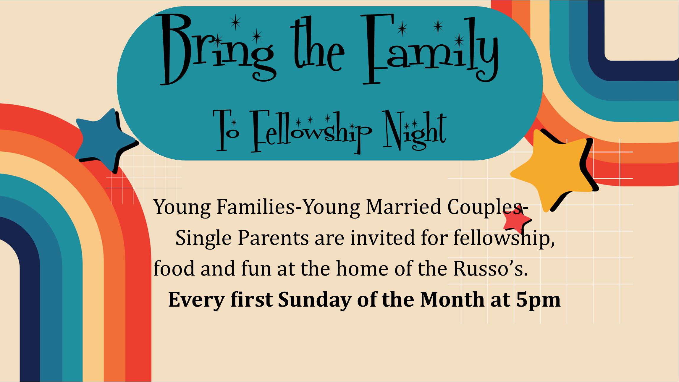 Young Families/Young Married Fellowship Night